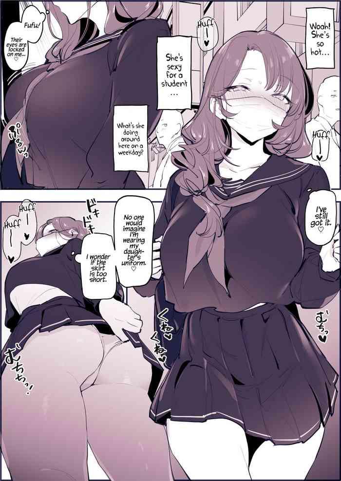 Femboy Musume No Seifuku De Sotodashi, Doukyuusei Ni Mitsukaru Hitozuma | A Wife Who Wore Her Daughter's Uniform Out Was Found By Her Daughter's Classmate - Original