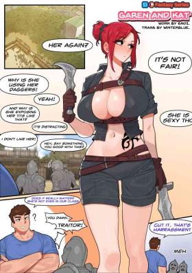 Tiny Tits Porn Garen and Kat - League of legends Hooker