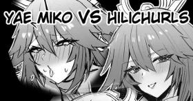 Safada Yae Miko VS Hilichurls - Genshin impact Free Hardcore