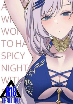 Kitchen A NEET WHO WON THE CHANCE TO HAVE A SPICY NIGHT WITH REINE - Hololive Rubia