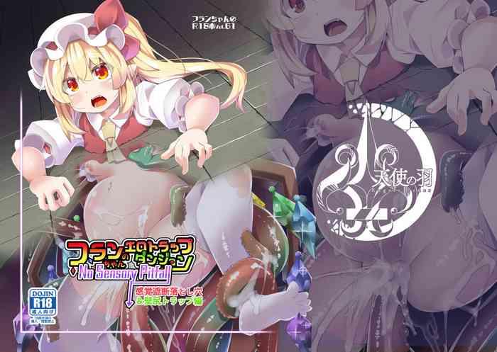 [Angelic Feather (Land Sale)] Flan-chan No Ero Trap Dungeon No Sensory Pitfall Kankaku Shadan Otoshiana & Kabeshiri Trap Hen (Touhou Project) [Digital]