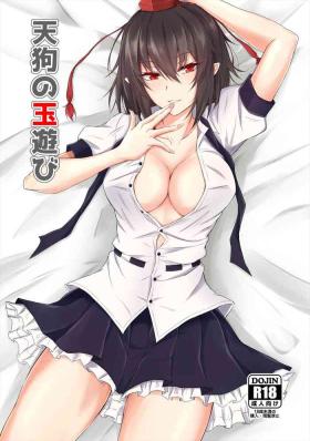 Gay Blackhair Tengu no Tama Asobi - Touhou project Fuck