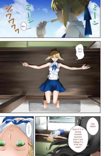 Transgender Saber’s Summer Vacation – Fate Stay Night Pool
