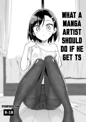 Cocksucking Mangaka Ga TS Shitara Yaru Koto | What A Manga Artist Should Do If He Get TS - Original Beach