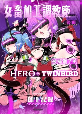Jo Chiku Kako Plant Torawareta Hero Twin-Bird Kako Kiroku Koupen | 女畜加工调教廠 被捕獲了的HERO・TWINBIRD加工記錄 後篇