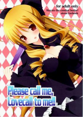 De Quatro Please call me, Lovecall to me!! - Hayate no gotoku Deepthroat