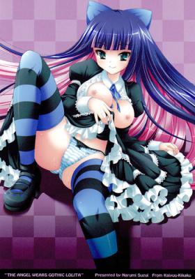 Soles Goth Loli wo Kita Tenshi | The Angel Wears Gothic Lolita - Panty and stocking with garterbelt Tight Pussy