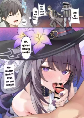 Studs Madam Herta wa Caelus no Seishi ga Hoshii Rashii... | Madam Herta seems to want Caelus's sperm... - Honkai star rail Oldvsyoung