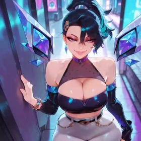 K/DA All Out Kai'sa septerna ai generated