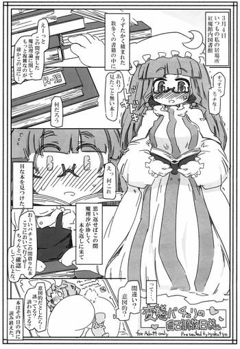 Jocks Hentai Patchouli No Jiko Choukyou Nisshi - Touhou Project