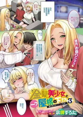 Kinpatsu Bishoujo to Hitotsu Yane no Shita!? 3