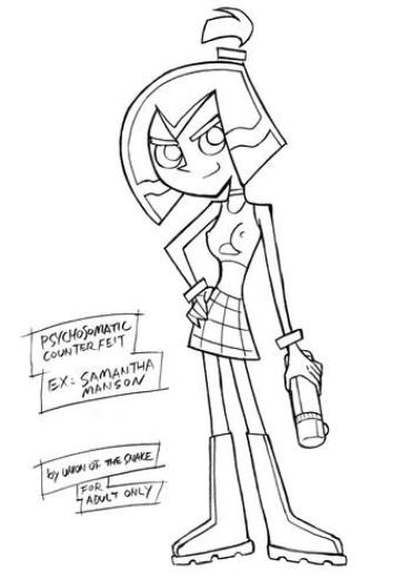 Gaydudes Psychosomatic Counterfeit Ex: Samantha Manson – Danny Phantom