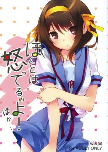 [Toward The Sky (Yuuka)] Honto Wa Okotteru No Yo! Baka… | I Really Am Angry! Idiot… (Suzumiya Haruhi No Yuuutsu) [English] [life4Kaoru]