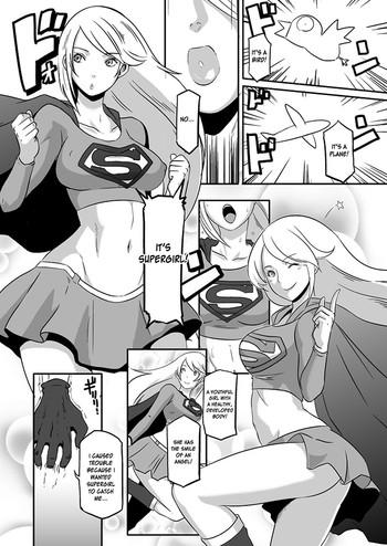 Banheiro Pinch desu yo Power Girl-san! | Powergirl’s in a Pinch! - Superman Bukkake