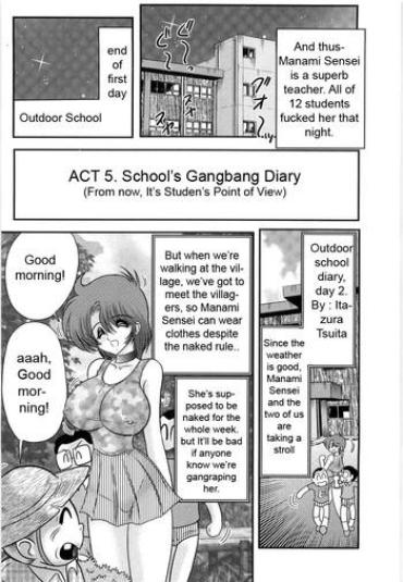 Bubblebutt Manami Sensei No Kougaigakushuu Ch. 5 | Manami Sensei's Outdoor Lesson Ch. 5