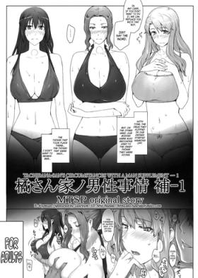Sexy Sluts (C83) [MTSP (Jin)] Tachibana-san-chi no Dansei Jijou Ho - 1 | Tachibana-san's Circumstances With a Man Supplement - 1 [English] [Krymsun + Afro] Blow Job