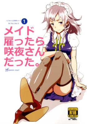 Teensnow (C82) [Vitamin Gohan (Hasegawa Keita)] Maid Yatottara Sakuya-san Datta. | I hired Sakuya-san as my maid (Touhou Project) [English] {desudesu} - Touhou project Gays