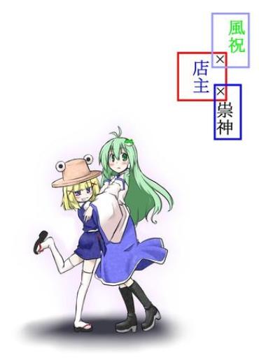 Loira Kazehafuri X Tenshu X Tatarigami – Touhou Project Sucking Dicks