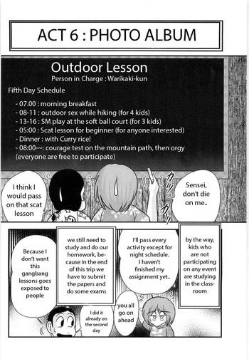 Pain Manami Sensei no Kougaigakushuu Ch. 6 | Manami Sensei's Outdoor Lesson Ch. 6 Masturbandose